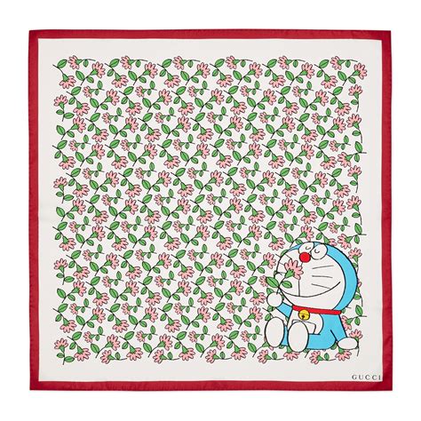 doraemon x gucci silk scarf|Doraemon x Gucci manga.